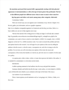 the musicians portrayed their musical skill s appropriately starting with their physical appearance to instrumentation as well as the type of music genres they performed. The fact is that different people have different tastes when it comes to music where some love hip-hop genre and others rock music among many other categories. Habstrakt Essay Example – page 2