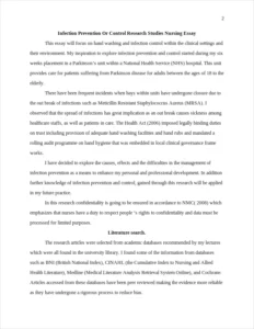 Infection Prevention Or Control Research Studies Nursing Essay – page 2
