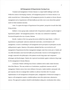 Self Management Of Hypertension Nursing Essay – page 2