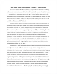 Heart Failure: Etiology- Signs/Symptoms- Treatment- & Patient Education – page 2