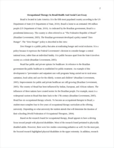 Occupational Therapy In Brazil Health And Social Care Essay – page 2