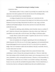 Motivational Interviewing for Smoking Cessation – page 2