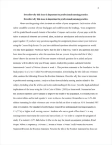 Describe why this issue is important to professional nursing practice. – page 2