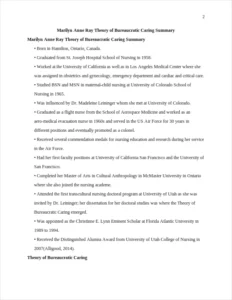 Marilyn Anne Ray Theory of Bureaucratic Caring – page 2