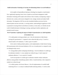 Health Information Technology in Nursing – page 2