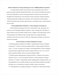 Patient Satisfaction in Nursing – page 2