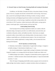 research topics on school nursing – page 2