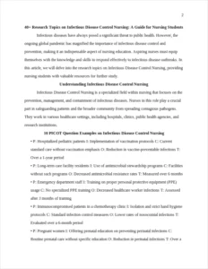 research topics on Infectious Disease Control Nursin – page 2