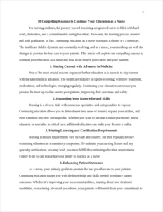 reasons to continue your education as a nurse – page 2