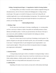 writing a nursing research paper – page 2