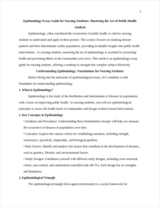 epidemiology essay guide for nursing students – page 2