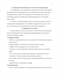 guide to head-to-toe assessment in nursing – page 2