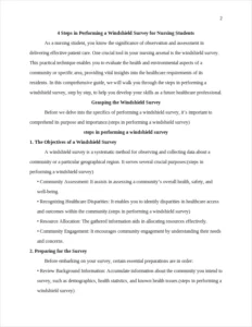 steps in performing a windshield survey – page 2