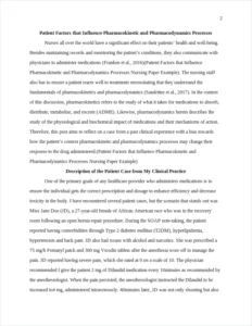 Patient Factors that Influence Pharmacokinetic and Pharmacodynamics Processes Nursing Paper Example – page 2