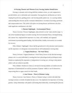 nursing theories and theorists – page 2