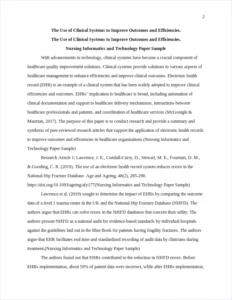 Nursing Informatics and Technology Paper Sample – page 2