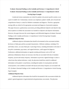 Evaluate Abnormal Findings on the Genitalia and Rectum-A Comprehensive Solved Nursing Paper Example – page 2