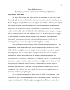Suporting Ex-prisoners-A Comprehensive Nursing Essay Example – page 2