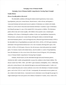 Emerging Areas of Human Health Comprehensive Nursing Paper Example – page 2