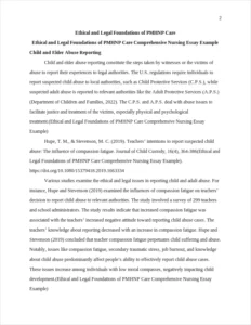 Ethical and Legal Foundations of PMHNP Care Comprehensive Nursing Essay Example – page 2