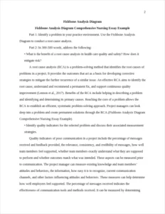 Fishbone Analysis Diagram Comprehensive Nursing Essay Example – page 2