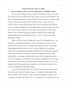 Drug and Substance Abuse Case Study Comprehensive Nursing Paper Sample – page 2