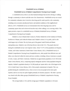 Windshield Survey of Hialeah Comprehensive Nursing Essay Example – page 2