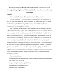 Assessing and Diagnosing Patients With Anxiety Disorders Comprehensive Solved Nursing Essay Sample – page 2
