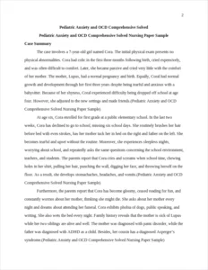 Pediatric Anxiety and OCD Comprehensive Solved Nursing Paper Sample – page 2
