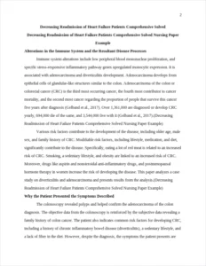 Decreasing Readmission of Heart Failure Patients Comprehensive Solved Nursing Paper Example – page 2