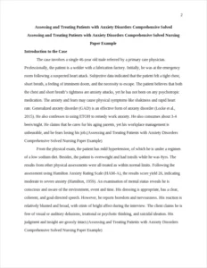 Assessing and Treating Patients with Anxiety Disorders Comprehensive Solved Nursing Paper Example – page 2