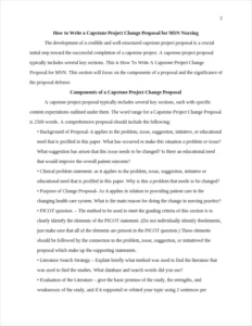Capstone Project Change Proposal – page 2