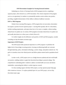 DNP Dissertation Examples – page 2