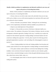 Identify a holistic practitioner in complementary and alternative medicine in your area – page 2