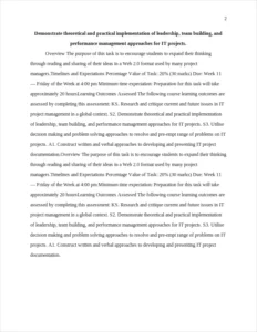 Demonstrate theoretical and practical implementation of leadership – page 2