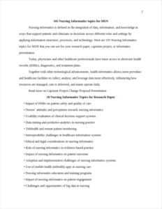Nursing Informatics topics – page 2