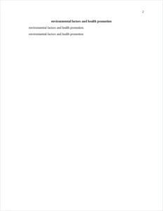 environmental factors and health – page 2