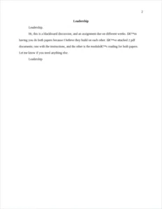 Leadership – page 2