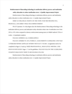 Reinforcement of Barcoding technology – page 2