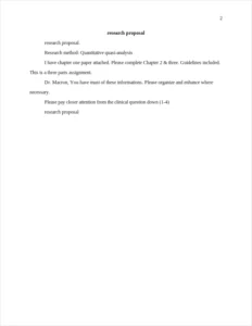 research proposal – page 2