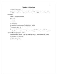 Qualitative Critique Paper – page 2