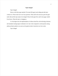 Topic changed – page 2