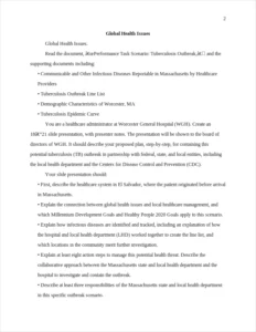 Global Health Issues – page 2