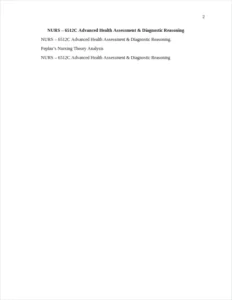 NURS - 6512C Advanced – page 2