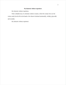 My domestic violence – page 2