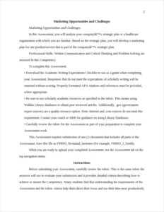 Marketing Opportunities and – page 2
