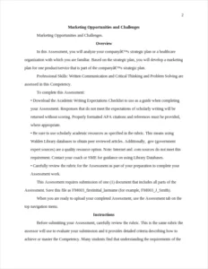Marketing Opportunities and – page 2
