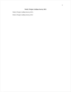 Week 2 Project Asthma – page 2