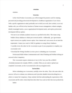 retention – page 2